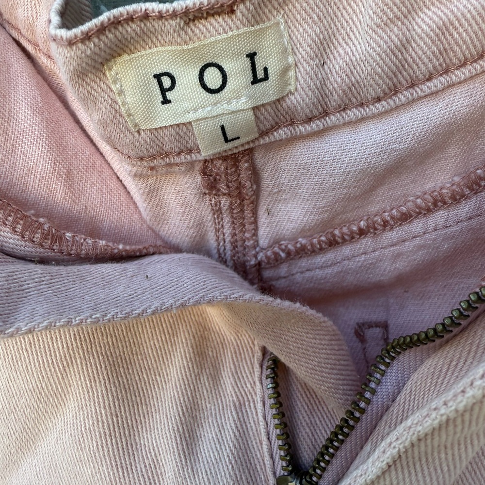 POL light pink distressed relaxed fit jeans 
SZ L NWOT - Picture 5 of 8